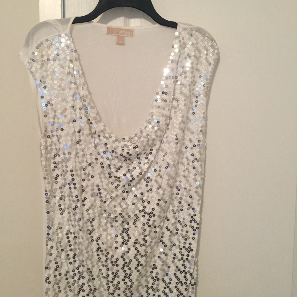 Michael Kors white studded tee